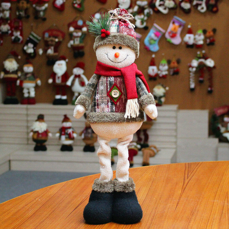 2022 weihnachten Geschenke Weihnachten Baum Santa Claus Ornamente Spielzeug Elch Puppe Zimmer Dekoration Kinder Neue Jahr Geschenke