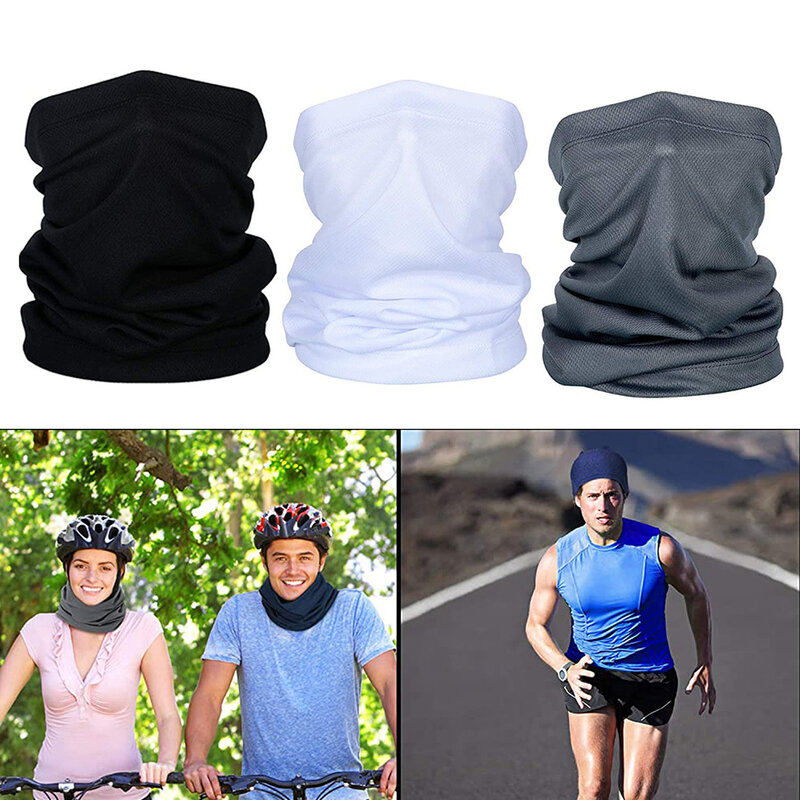 Longkeeper Multifunction Beanies Cap Scarf Men Women Sport Headscarf Hats Elastic Beanie Hat Breathable Soft Casual Cotton Caps