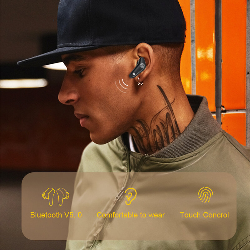 Nowe słuchawki TWS AIR PLUS Bluetooth 5.0 Stereo słuchawki bezprzewodowe etui z funkcją ładowania słuchawki HIFI słuchawki douszne wodoodporne sportowe słuchawki douszne
