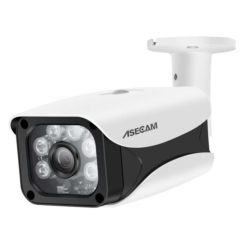 8mp 4k camera de segurança ip ao ar livre h.265 onvif bala matriz de visão noturna ir 4mp poe câmera de vigilância