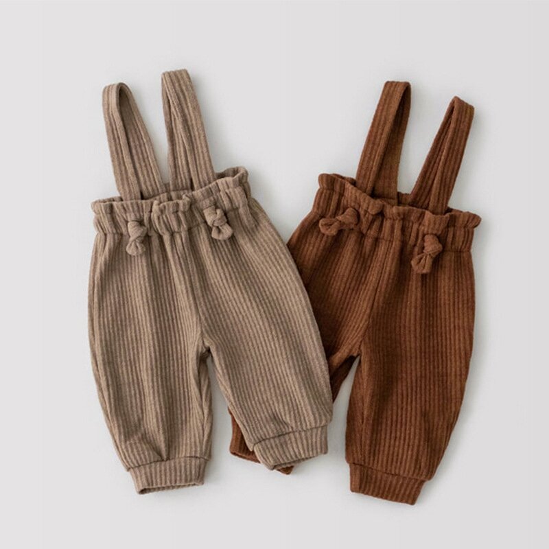 Salopette unie en velours côtelé pour enfant en bas âge, pantalon à bretelles décontracté, combinaison pour bébé, nouvelle collection 2022
