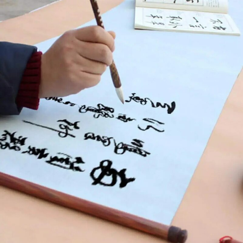 Paño de escritura de agua chino reutilizable, tela para práctica de caligrafía, suministro escolar