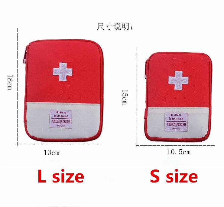 Mini portátil de emergência sobrevivência saco primeiros socorros kit médico viagem acampamento ao ar livre útil medicina armazenamento saco acampamento caso pílula