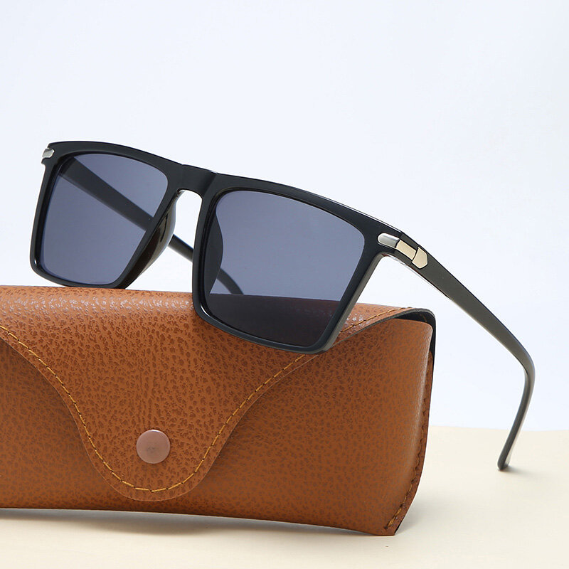 Модные мужские Квадратные Солнцезащитные очки Higodoy для женщин Пластиковые винтажные Ретро мужские солнцезащитные очки для вождения солнце...