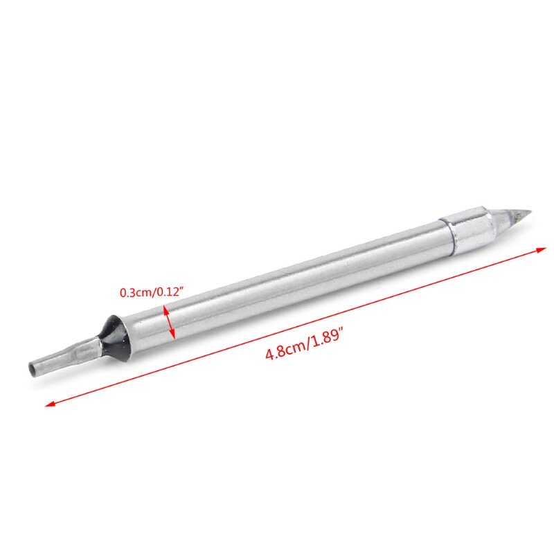 Punta de hierro para soldar, pieza de repuesto para soldador eléctrico alimentado por USB, 5V, 8W