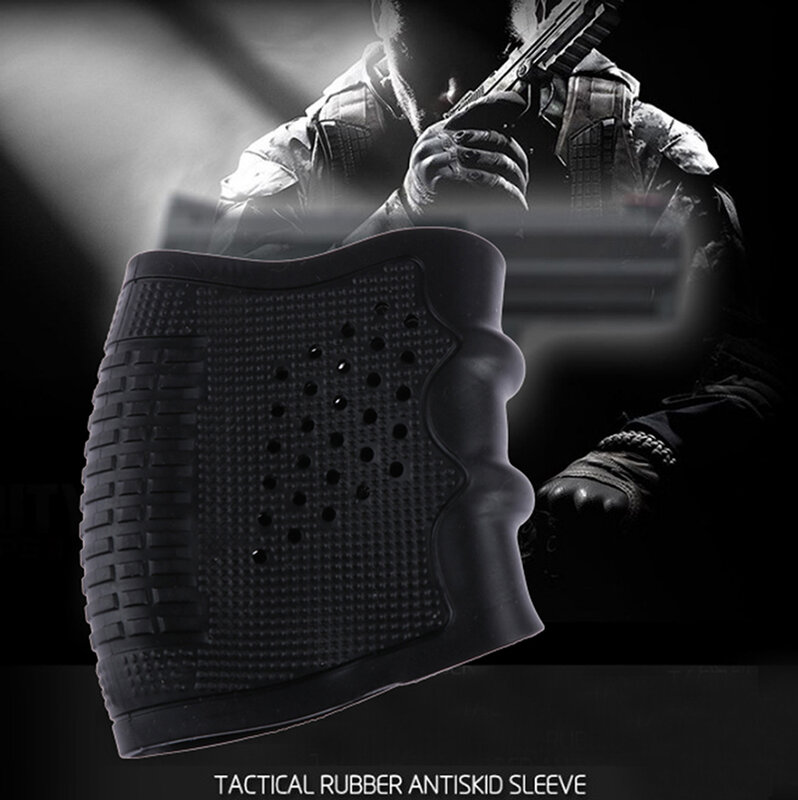 อุปกรณ์ล่าสัตว์ Holster ป้องกัน Grip ถุงมือยางใหม่ยุทธวิธีปืนอุปกรณ์เสริม