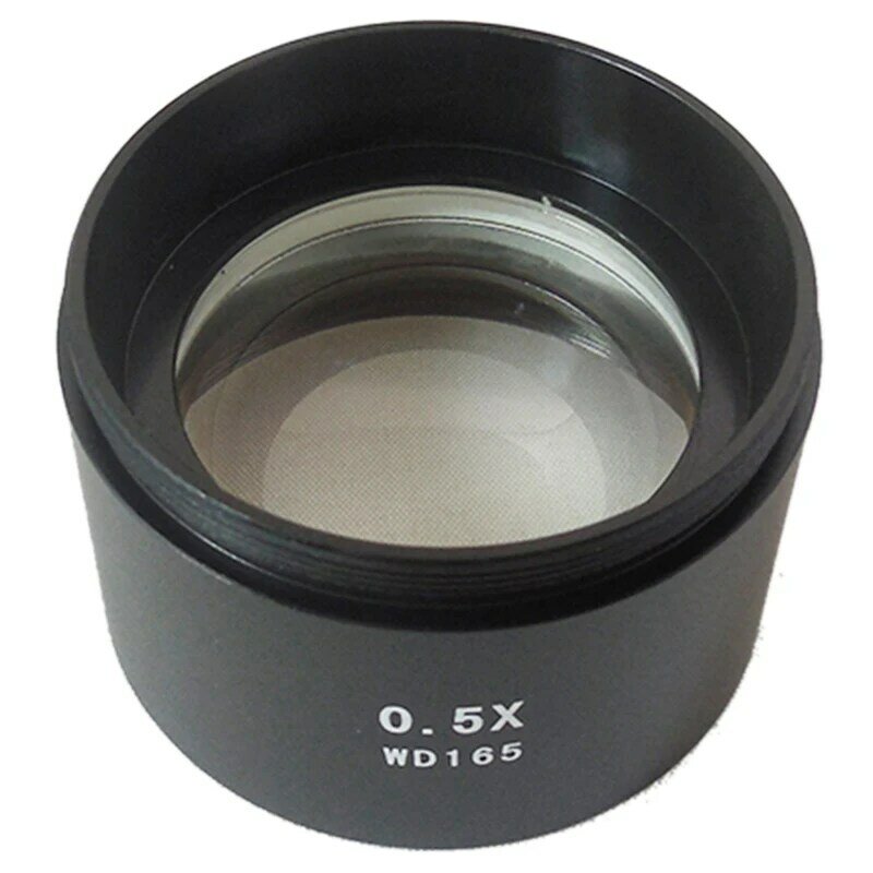 Wd165 0.5X 스테레오 현미경 보조 목적 렌즈 Barlow 렌즈 1-7/8 인치 (M48Mm) 장착 나사