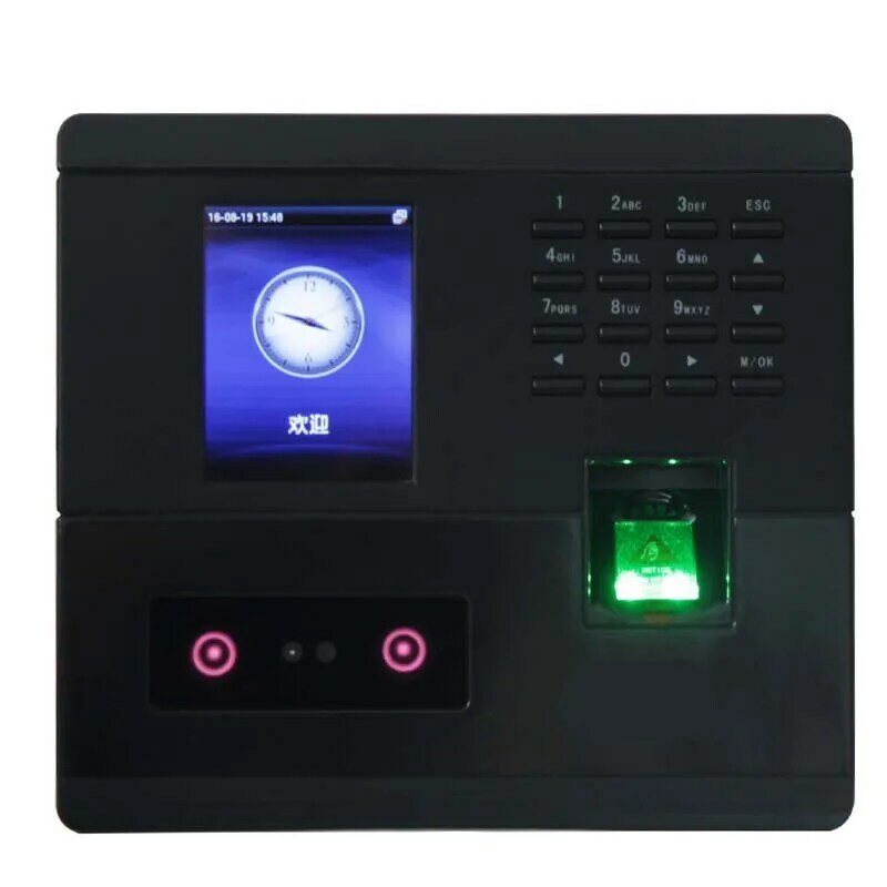 Nieuwe Smart Gezichtsherkenning Toegangscontrole Wachtwoord Vingerafdruk Toegangscontrole Aanwezigheid Machine