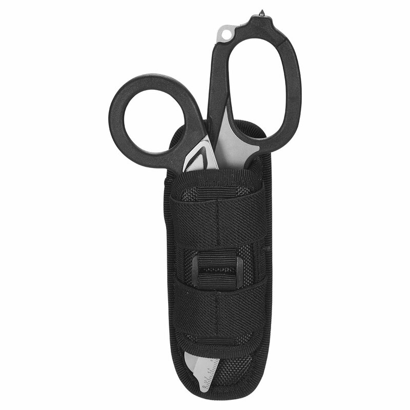 Dropship Raptor Emergency Response Shears with Strap Cutter and Glass Breaker Black ith Strap Cutter Safety Hammer  with Holster
