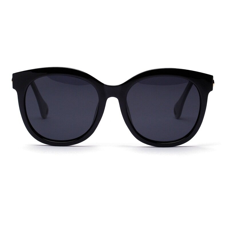 LONSY ماركة للجنسين ريترو مستديرة الاستقطاب النظارات الشمسية عدسة مرآة خمر القيادة نظارات شمسية الذكور الإناث UV400