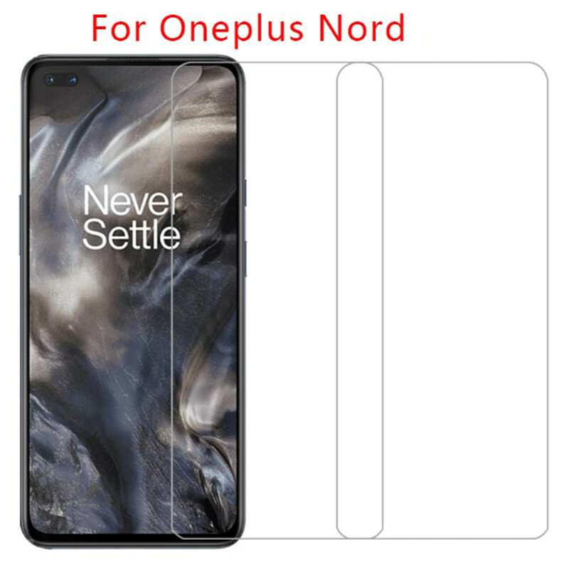 2pieces 9H Safety Tempered glass for oneplus nord 5g Screen Protector Glass on one plus nord oneplus z armor Protective Film
