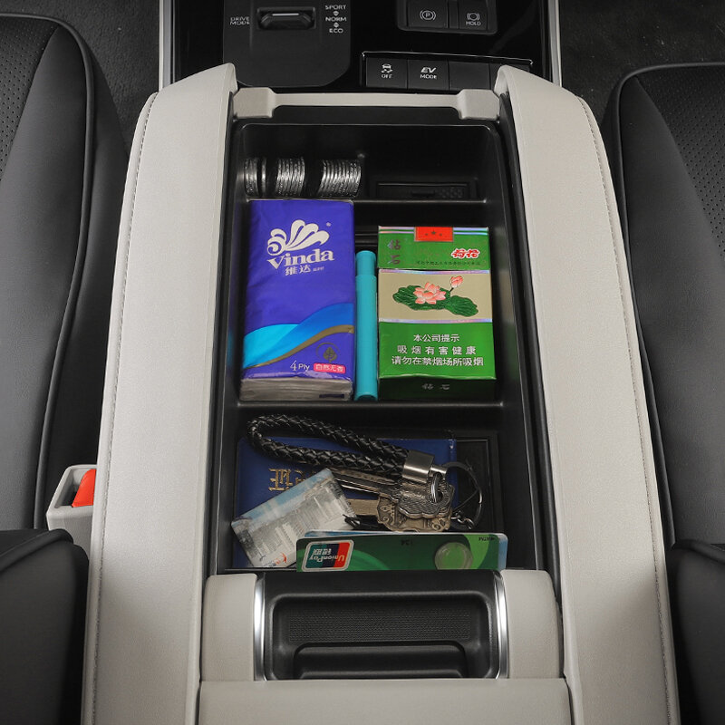 Reposabrazos de Control Central, caja de almacenamiento para Toyota Highlander XU70 reacondicionamiento 2022 2021 2020, accesorios de coche