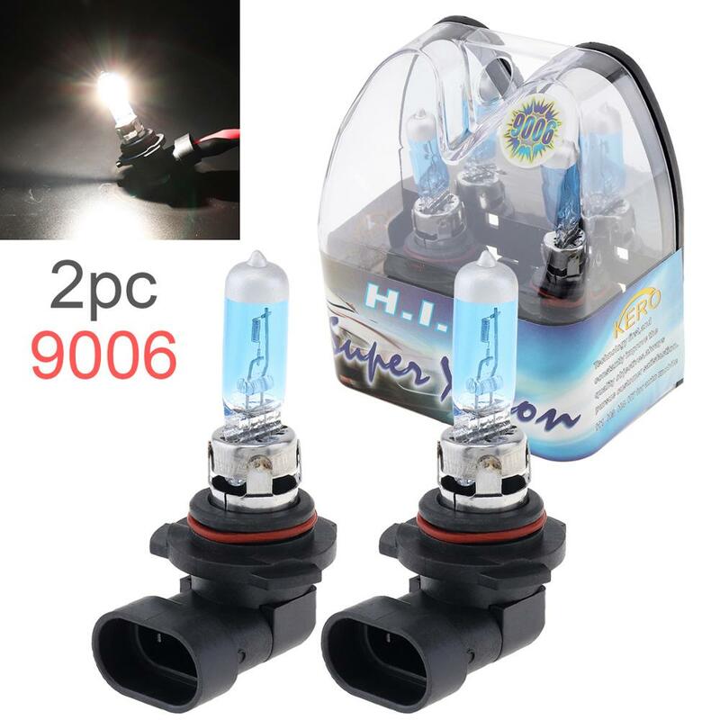 2Pcs 12V 6000K Wit Licht Super Bright Auto Xenon Halogeen Lamp Auto Koplamp Fog Light Bulb h8 H9 H10 H11 9005 9006 9012