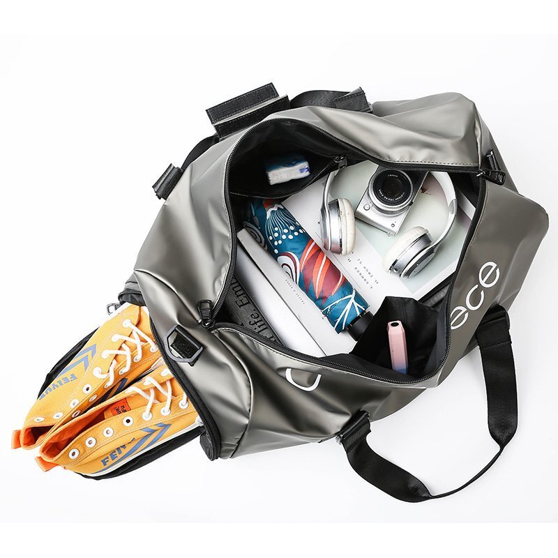Multifuncional bolsa de armazenamento de sapato independente de grande capacidade esportes bolsa de ombro saco de viagem de armazenamento de roupas saco do mensageiro