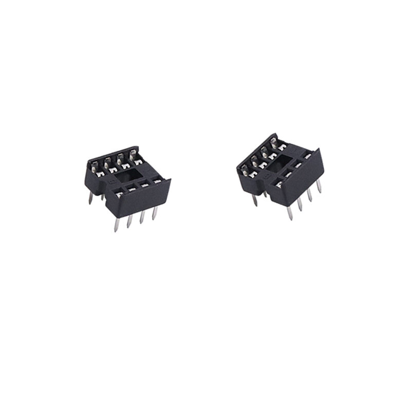 40 unids/lote DIP8 8PIN DIP 8P SIP Socket IC conectores adaptador de Tipo De Soldadura IC, tipo de enchufe de 2,54 MM