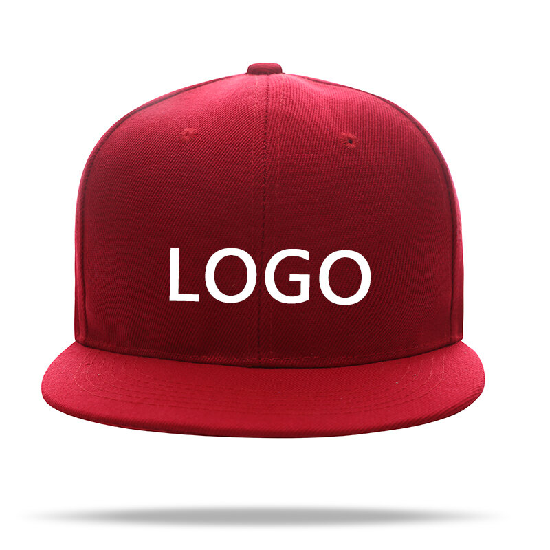 Custom personalized printing and embroidery Soft Bhip-hop Cap Text Cotton  Hats for Men’s & Women's