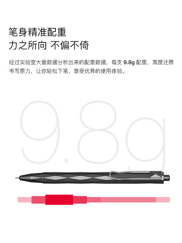 1 + 20Pcs กดเจลปากกา Ins ลมเย็นนักเรียนปากกาลูกลื่นญี่ปุ่นสีดำเรียบง่ายลายเซ็นปากกา0.5มม.ทำงาน