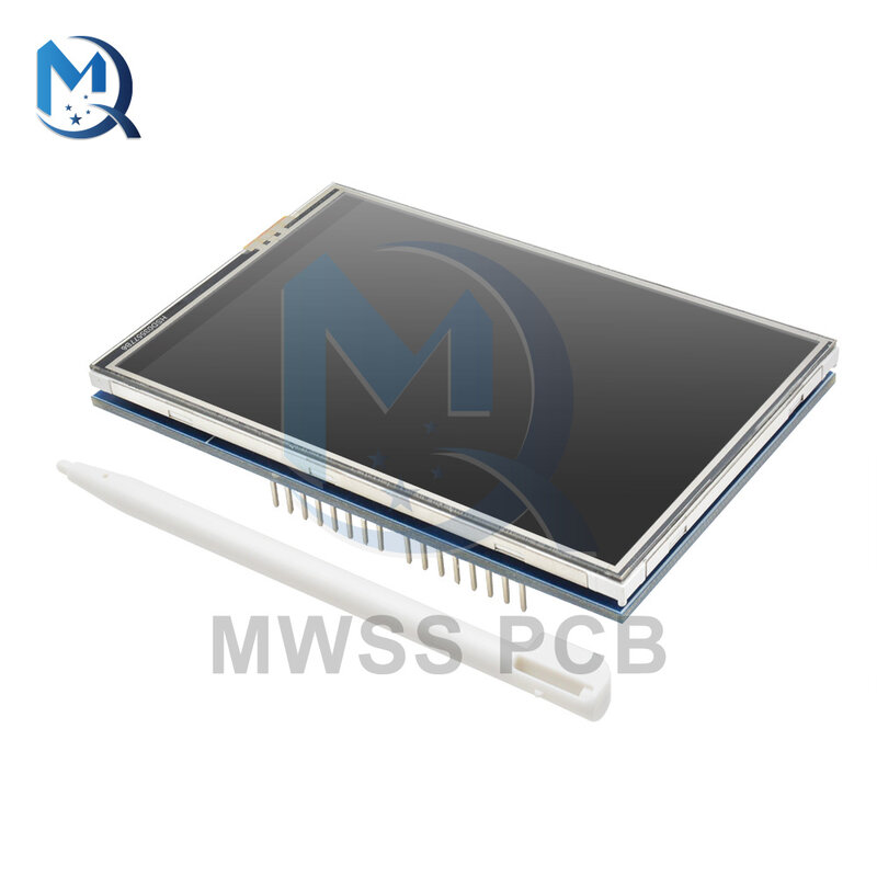 Modul Layar Warna HD Display LCD TFT 3.5 Inci 480X320 Pengendali R61581 Mendukung Papan MEGA2560 dengan/Tanpa Panel Sentuh