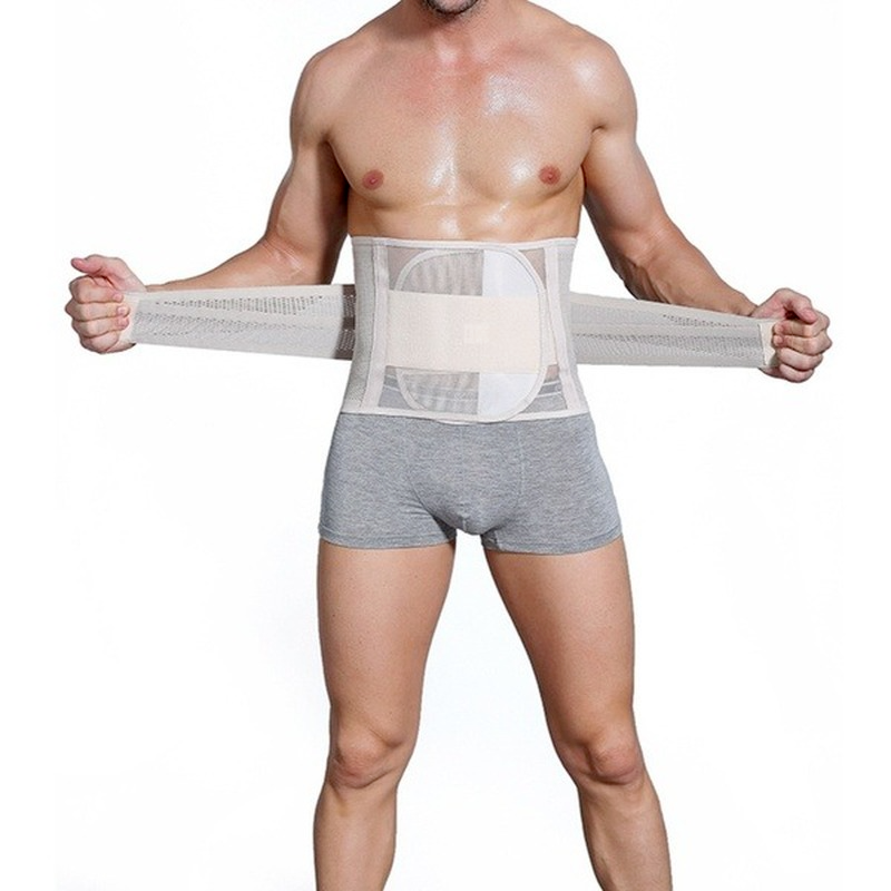 Redess men slimming bainha corpo shaper bodysuit cinto shapewear cintura modelagem cinta de fitness trainer cinto