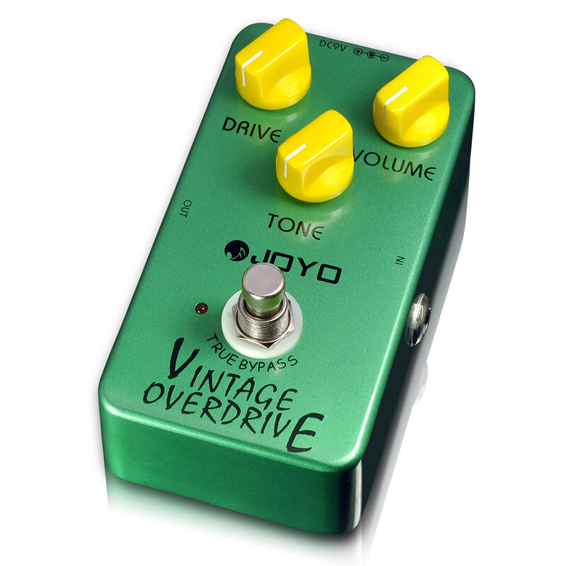 Overdrive Effect Pedal Classic Vintage Portable Electric Guitar Pedals JOYO Between Distortion and Overload Pedal ​True Bypass