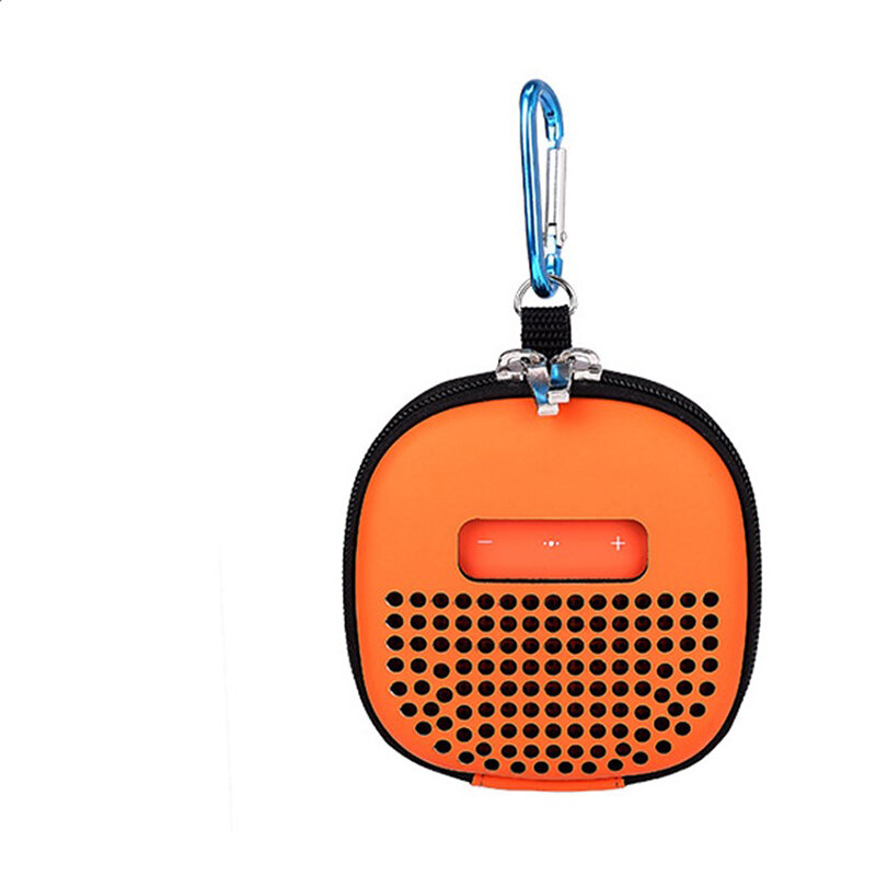 Sac de transport pour haut-parleur, coque rigide EVA, sac de rangement anti-poussière et antichoc avec lanière à crochet pour Bose SoundLink Micro