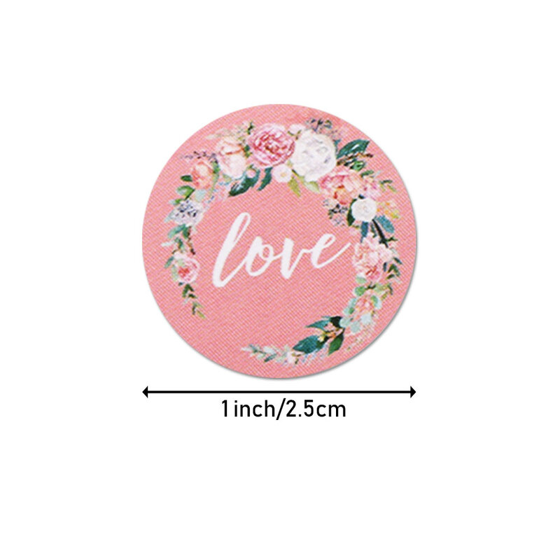 13 Styles Round Thank You Stickers Pretty Envelope Seal Label For Wedding Party DIY Handmade 2.5cm Decoration Stationery Sticker