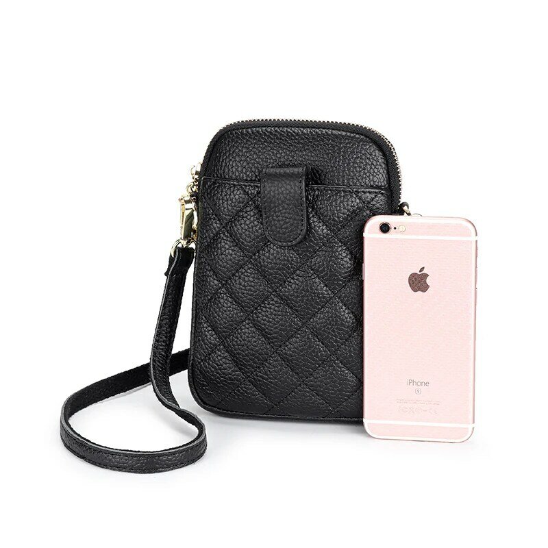Sisters Confidential Cosmetic Satchels All-Match Mobile Lipstick Designer Shoulder Handbags Leather Hand  Small Crossbody Bags