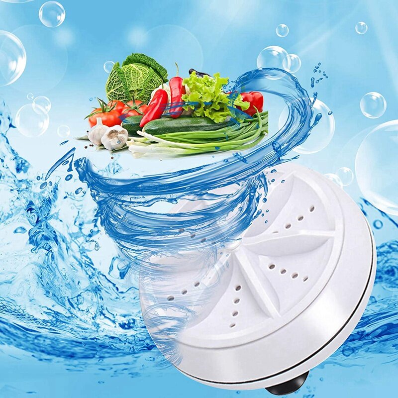 Мини-стиральная машина портативная ультразвуковая посудомоечная машина с питанием от USB для личной прачечной кемпинга RV Trip