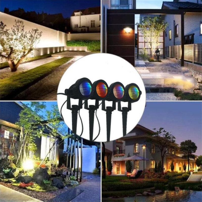 Outdoor Garden Lights Sunset Projection USB Lamp Rainbow Projector LED Atmosphere Night Light Decoration Wall Ground