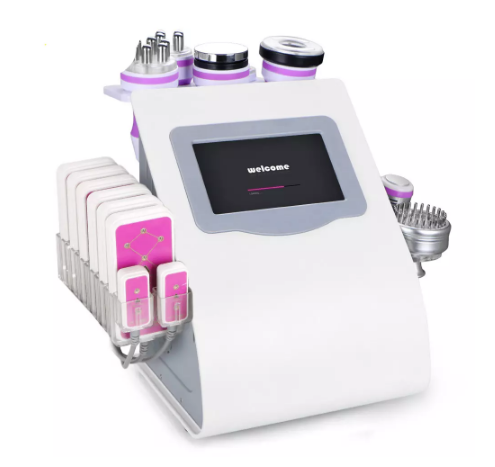 Máquina de cavitación ultrasónica 9 en 1 para adelgazamiento, máquina de cavitación ultrasónica 9 en 1, cavitación 40k + rf + 8 lipo láser