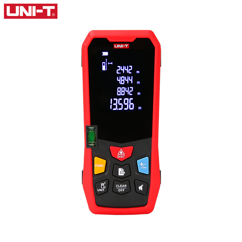 Telémetro láser UNI-T, medidor de distancia de 120m, 100M, 40M, 150, regla digital de ruleta electrónica, cinta métrica láser trena