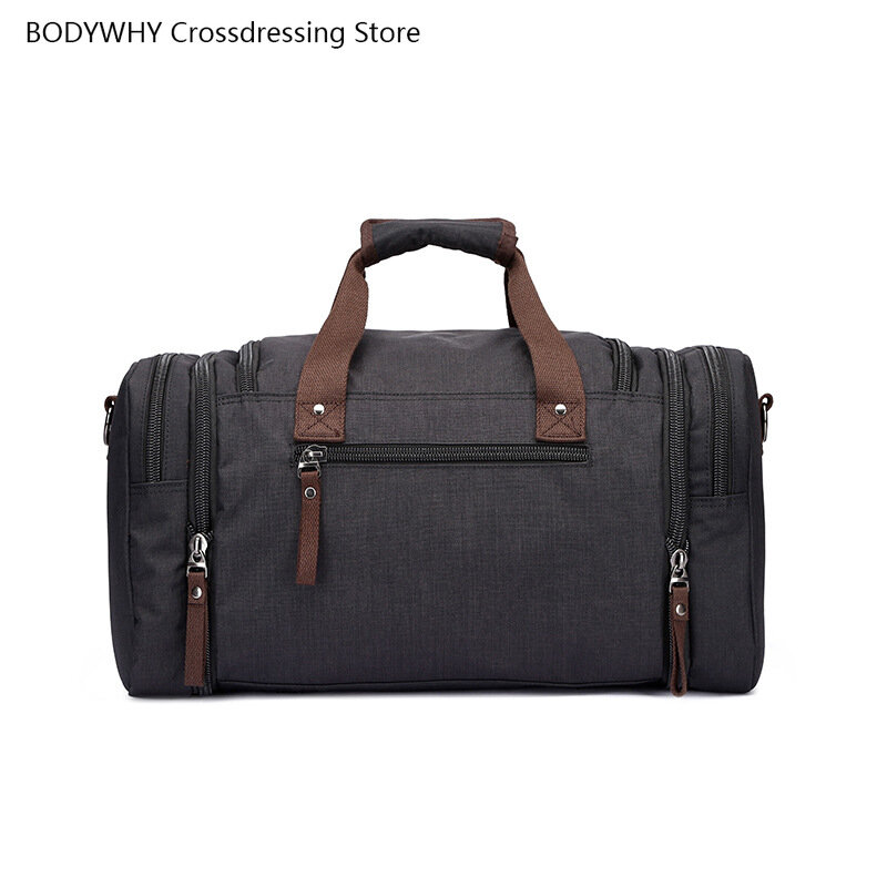 인기 판매, 방수 소재 야외 휴대용 여행 캔버스 어깨 대용량 핸드백 가방