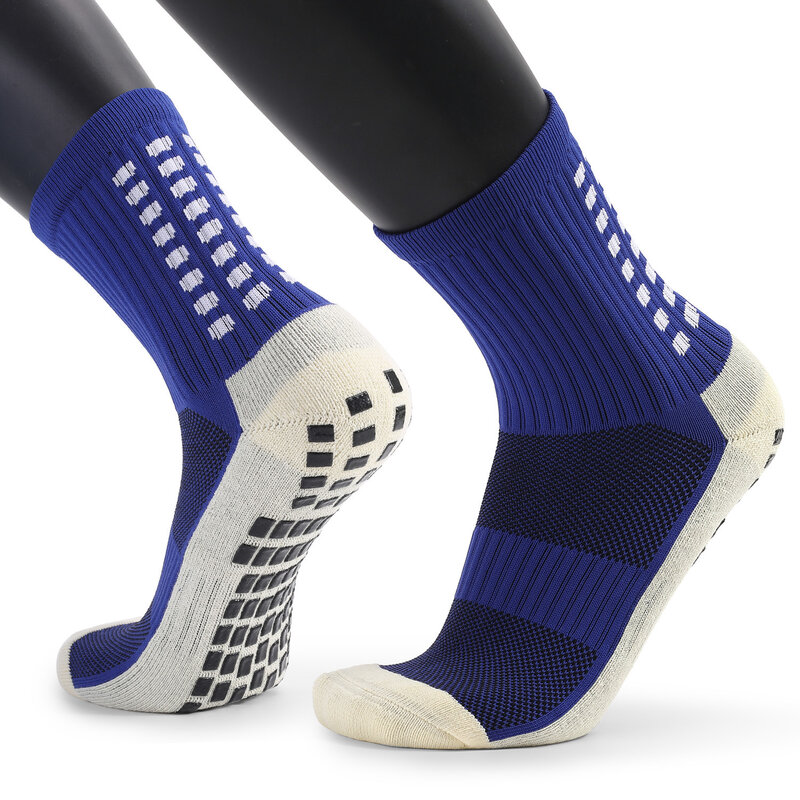 Novos esportes anti derrapante meias de futebol algodão meias masculinas (o mesmo tipo que os trusox)