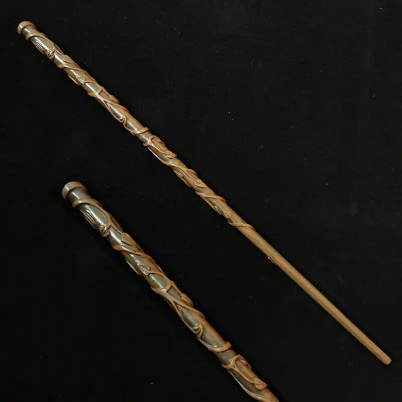 코스프레 35-40cm 마술 지팡이, 세베루스 스네이프 론 벨라트릭스 드라코 말포이의 지팡이 금속 코어 게임 소품 컬렉션 장난감 스틱