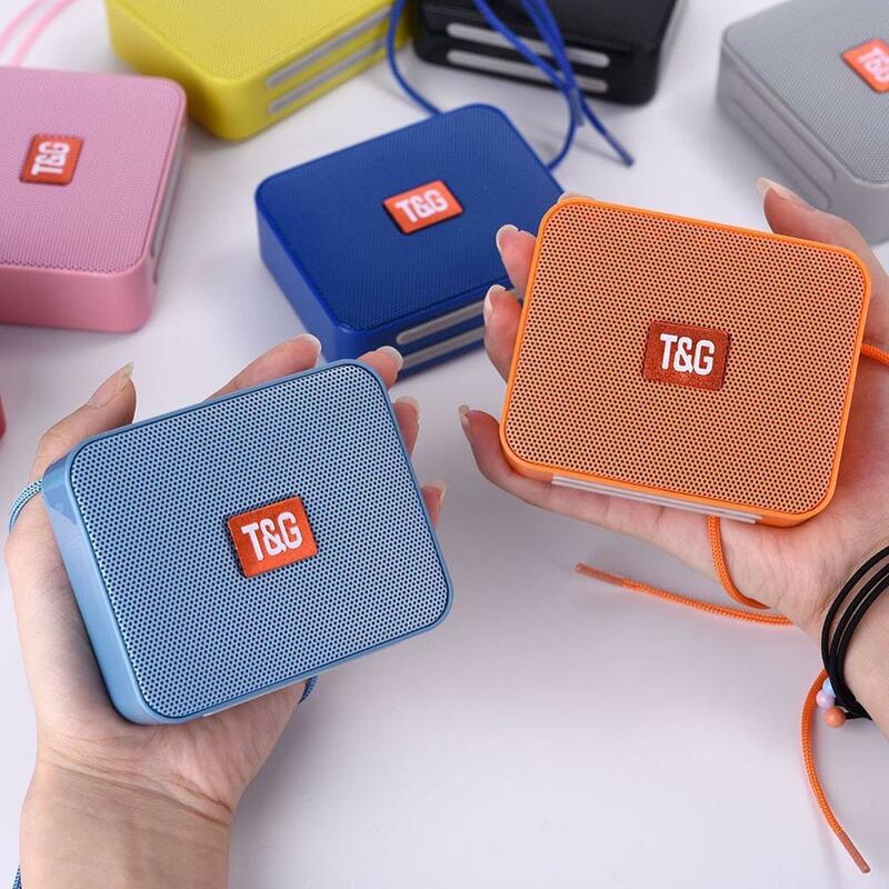 TG166 przenośny Mini głośnik z Bluetooth mały głośnik bezprzewodowy Bluetooth 5.0 obsługuje USB karty TF Radio FM caixa de, aby altavoces