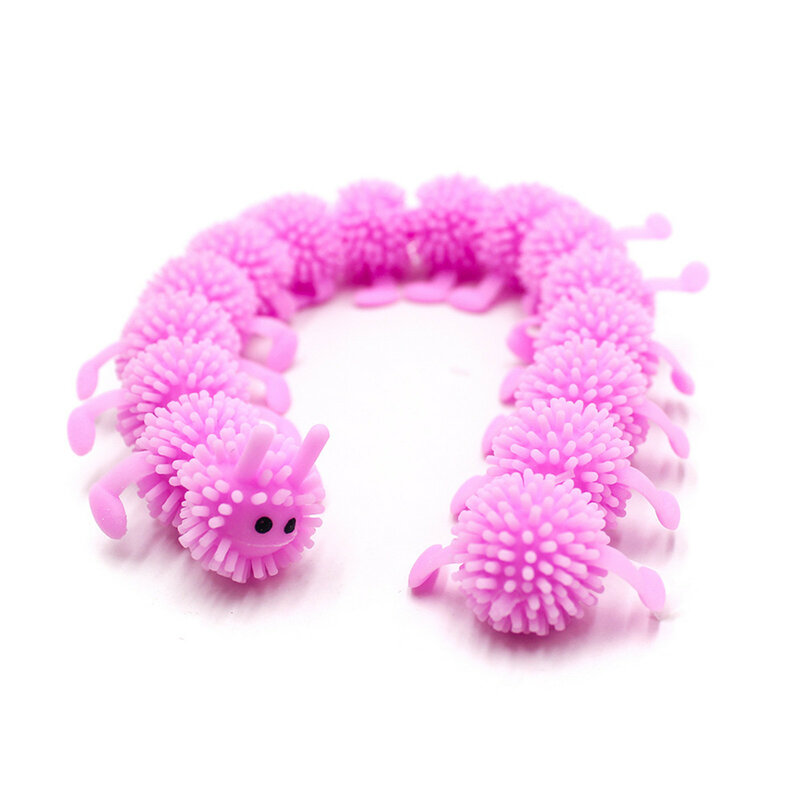1 pz 16 nodi Caterpillar allevia lo Stress giocattolo fisioterapia rilascia Stress Fidget giocattoli regalo personalizzato giocattoli Juguetes per bambini