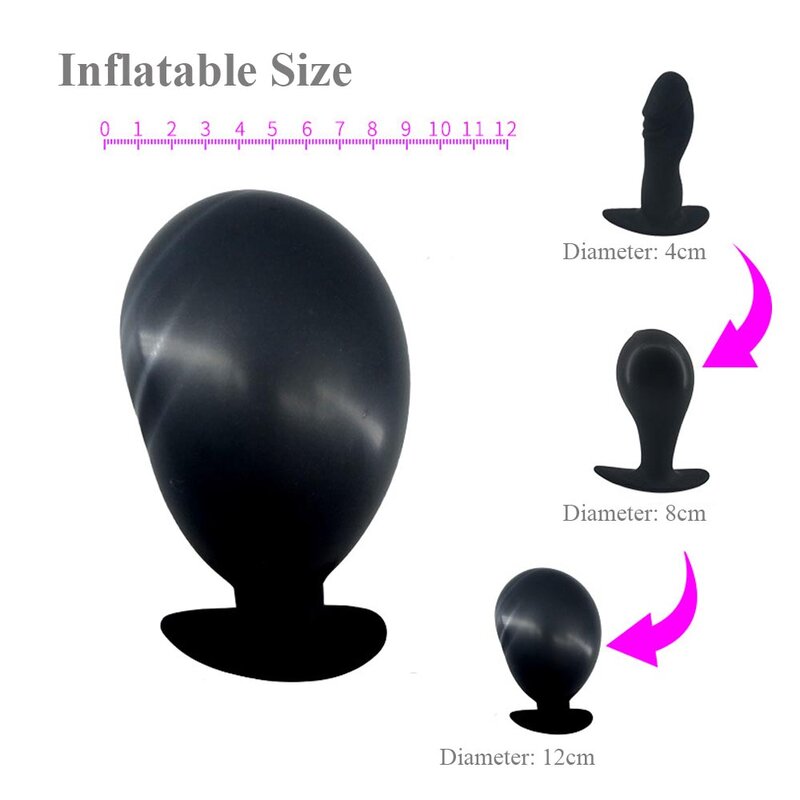 EXVOID Inflatable Penis Gag เปิดปาก Gag Oral Dildo Plug BDSM Bondage Fetish Slave Restraints ของเล่นสำหรับผู้ใหญ่คู่รัก flirt