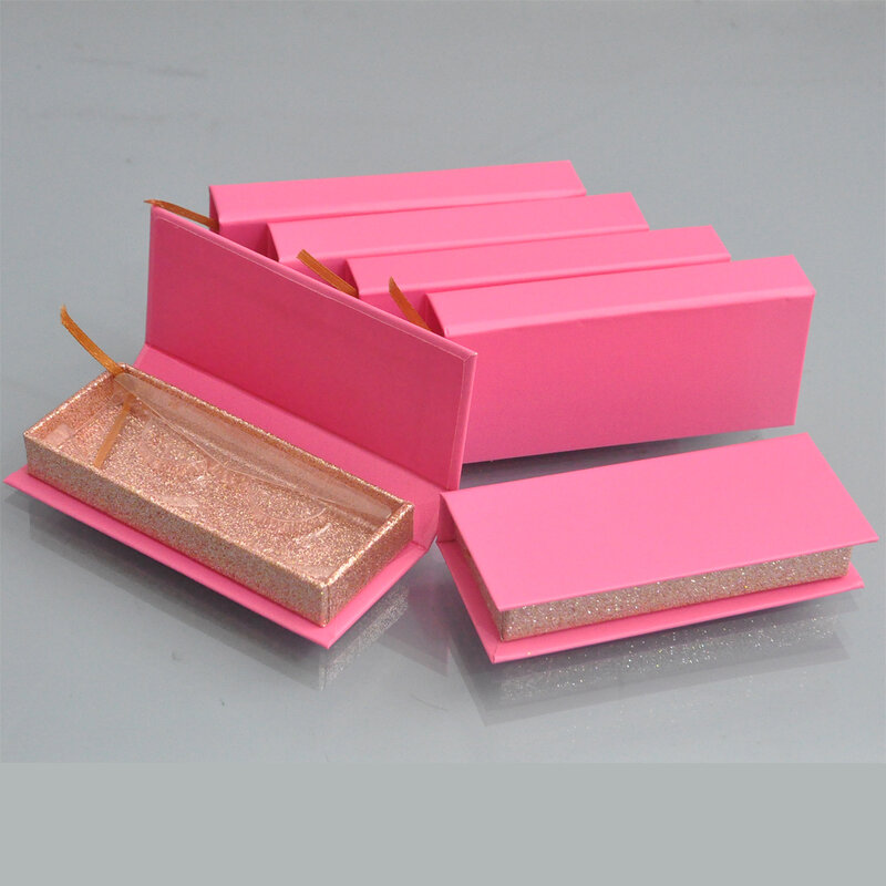 Lash Boxes Packaging custom Eyelash Packaging Box With Logo Private Name Faux Cils 25mm Mink Lashes Package Cases Makeup Vendors