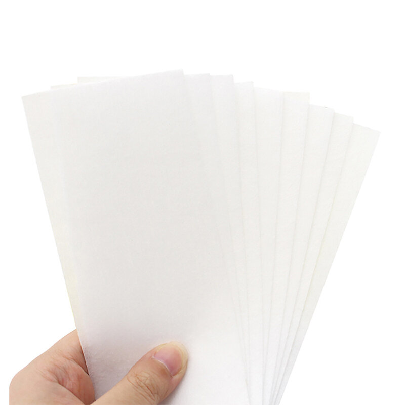 100Pcs Haar Verwijderen Wax Papier Verwijdering Geweven Lichaam Doek Ontharingshars Voor Epilator Nonwoven Papier Wax Strips Voor Ontharen