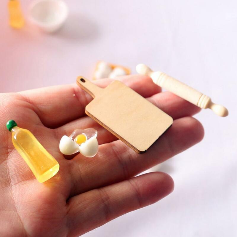 Imagination Cultivation Funny Dollhouse Cook Baking Miniature for Children