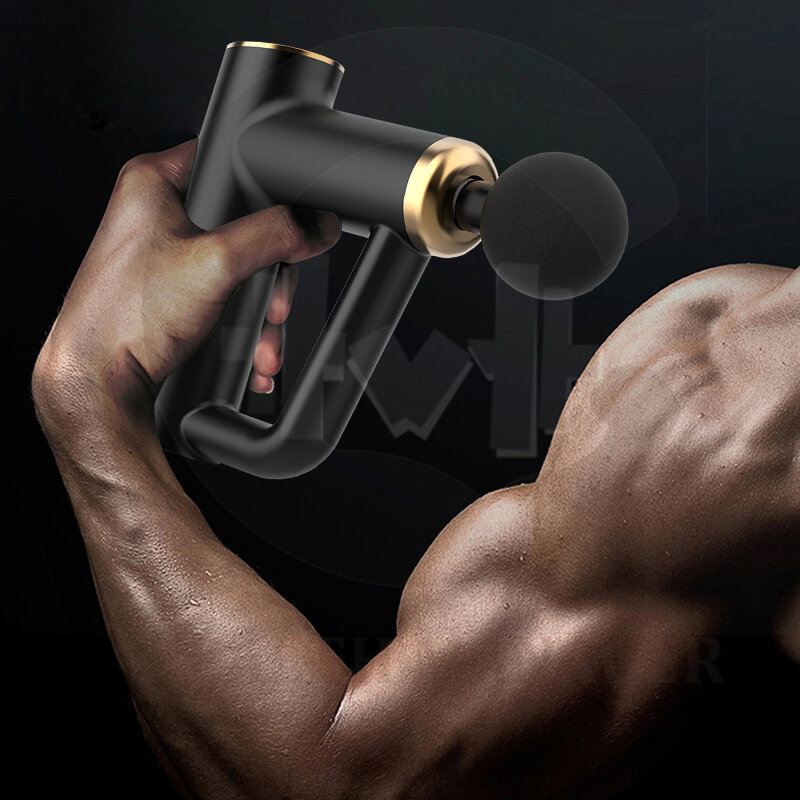 【Health manager】 profesjonalny pistolet powięziowy masażer elektryczny pistolet do masażu głęboki masażer mięśni ulga w bólu masażer do ciała pistolet