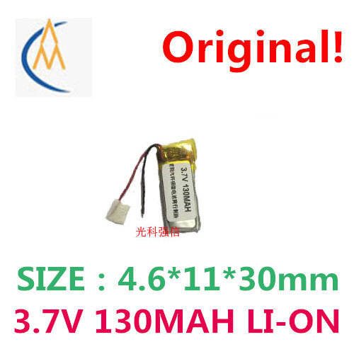 Compre más, novedad, 3,7 V, batería de polímero de litio 461130 130mah, MP3, auriculares/dispositivos/mini gafas 3D