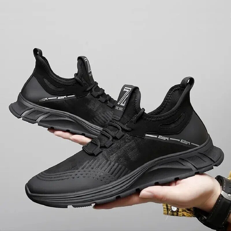 Lightweight Men's Running Shoes Plus Velvet Warm and Comfortable Men's Sports Shoes Casual Non-slip Wear-resistant Running Shoes