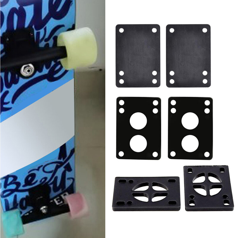 Coussinets de protection anti-choc pour skateboard, 2 pièces, 3mm 6mm