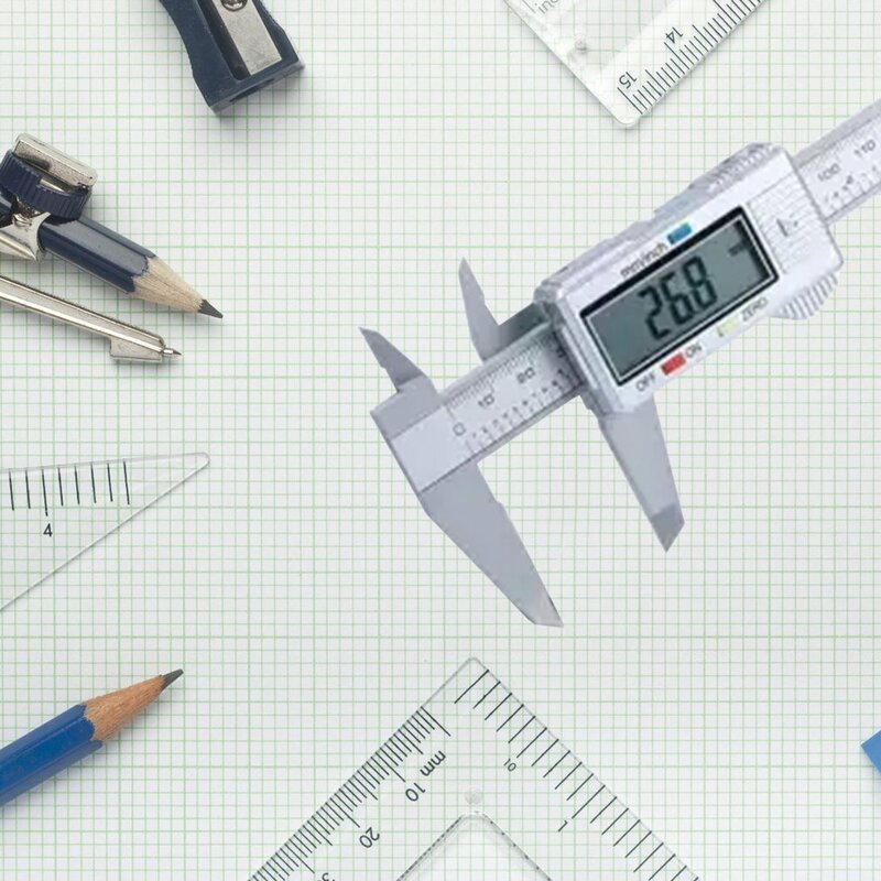 2020 display digital eletrônico quente vernier caliper 0-150mm de plástico digital ferramenta de medição de caliper diâmetro interno
