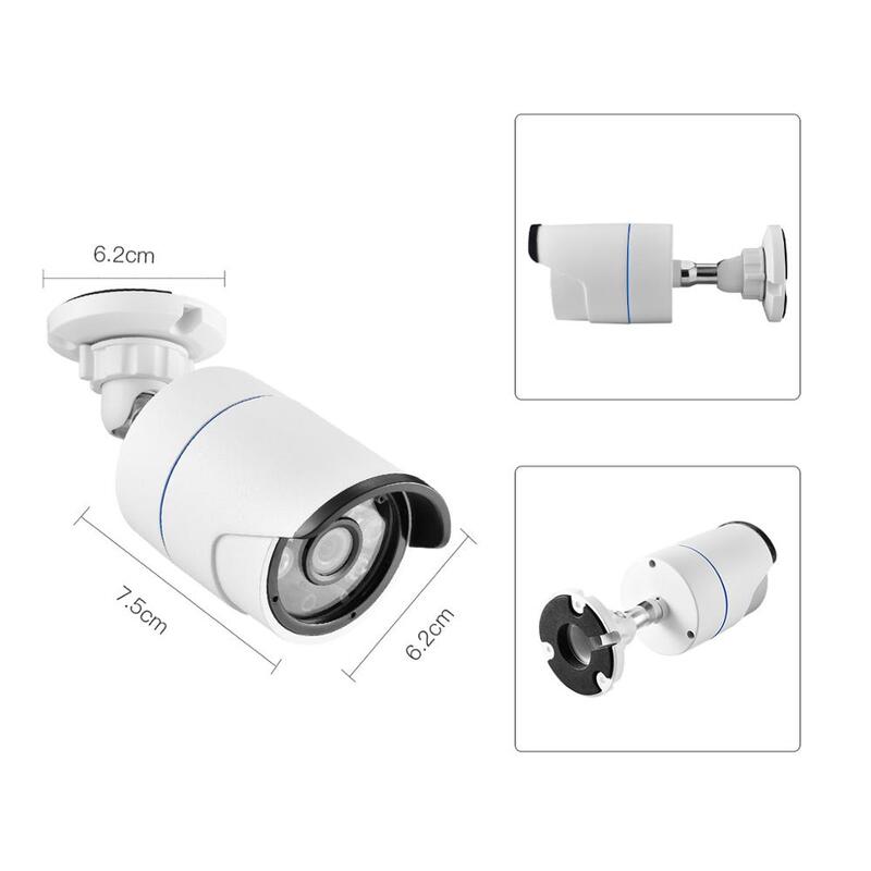 Gadinan 5MP Keamanan POE IP Kamera Deteksi Wajah H.265 16CH 4K POE CCTV Set NVR Kit Luar Ruangan Tahan Air Sistem Pengawasan