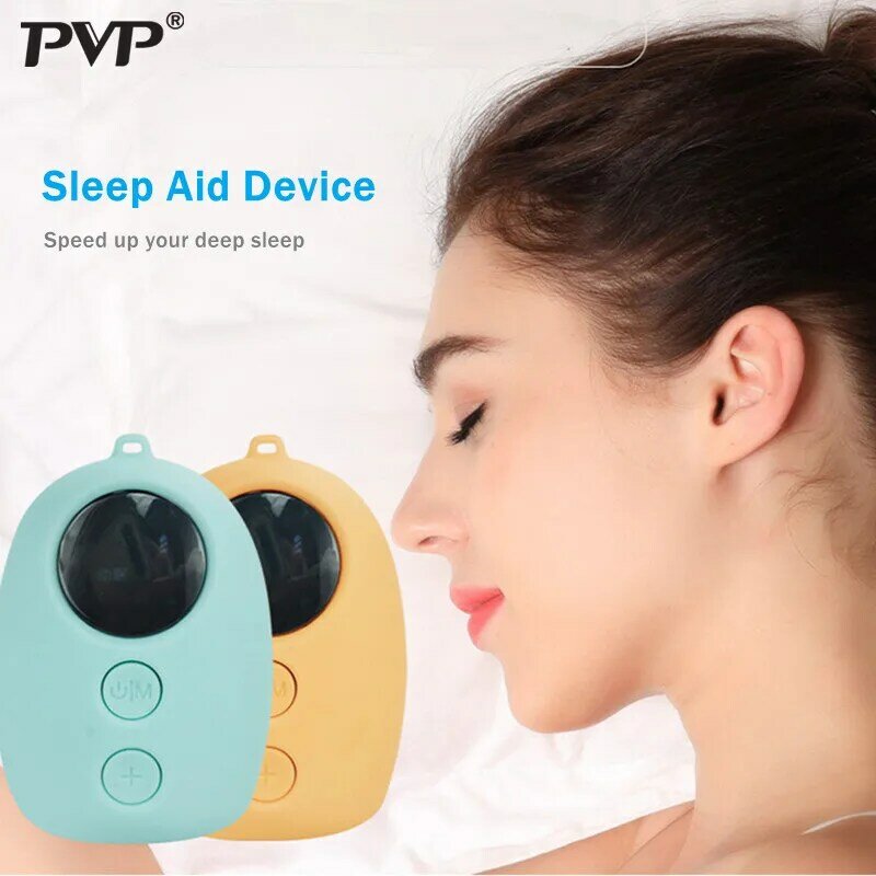 Вспомогательный Инструмент для сна, USB-зарядка, интеллектуальный микротоковый удерживающий Массажер для сна, релаксация высокого давления,...