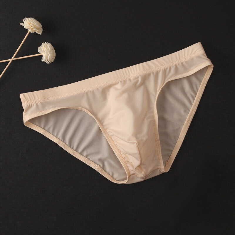 2021 Mannen Sexy Ondergoed See Through Laagbouw Slips Ademend Comfortabele Mode Nylon Underpants