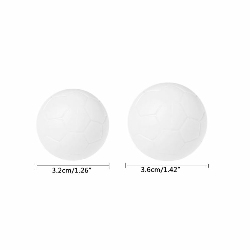 Полимерный Настольный футбольный мяч, 2 шт., 32 мм, 36 мм