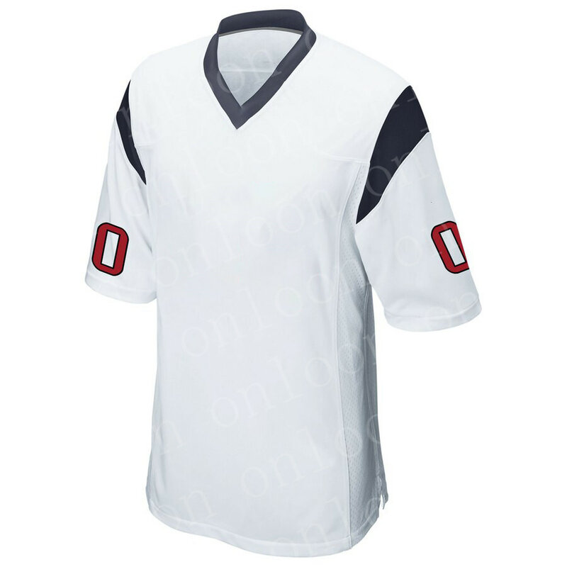 Dostosowane ściegu męskie koszulki futbol amerykański Houston fani koszulki HOWARD CLOWNEY MILLER WILFORK MATHIEU COBB koszulka bezlitosus